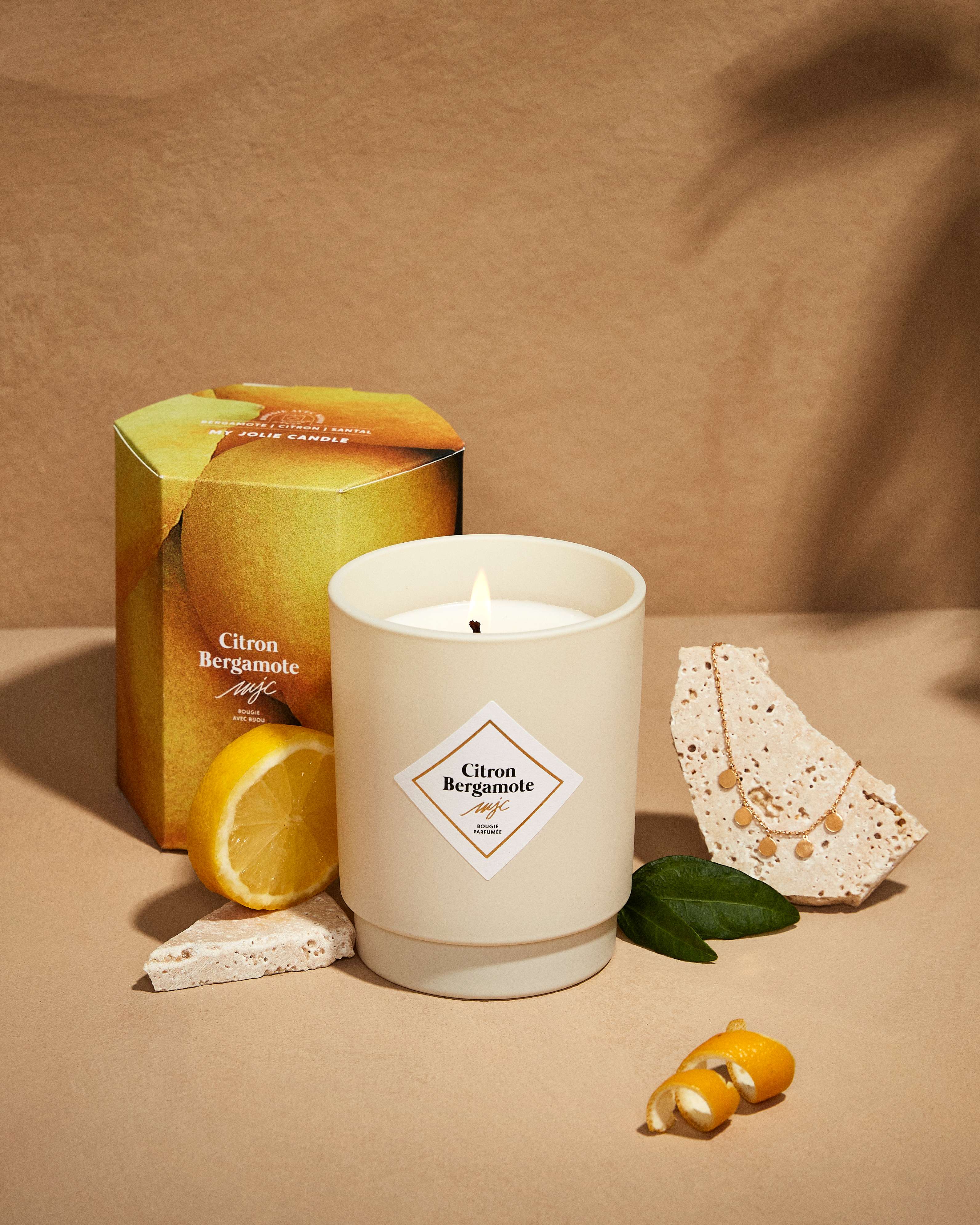 Bougie bijou Citron Bergamote
