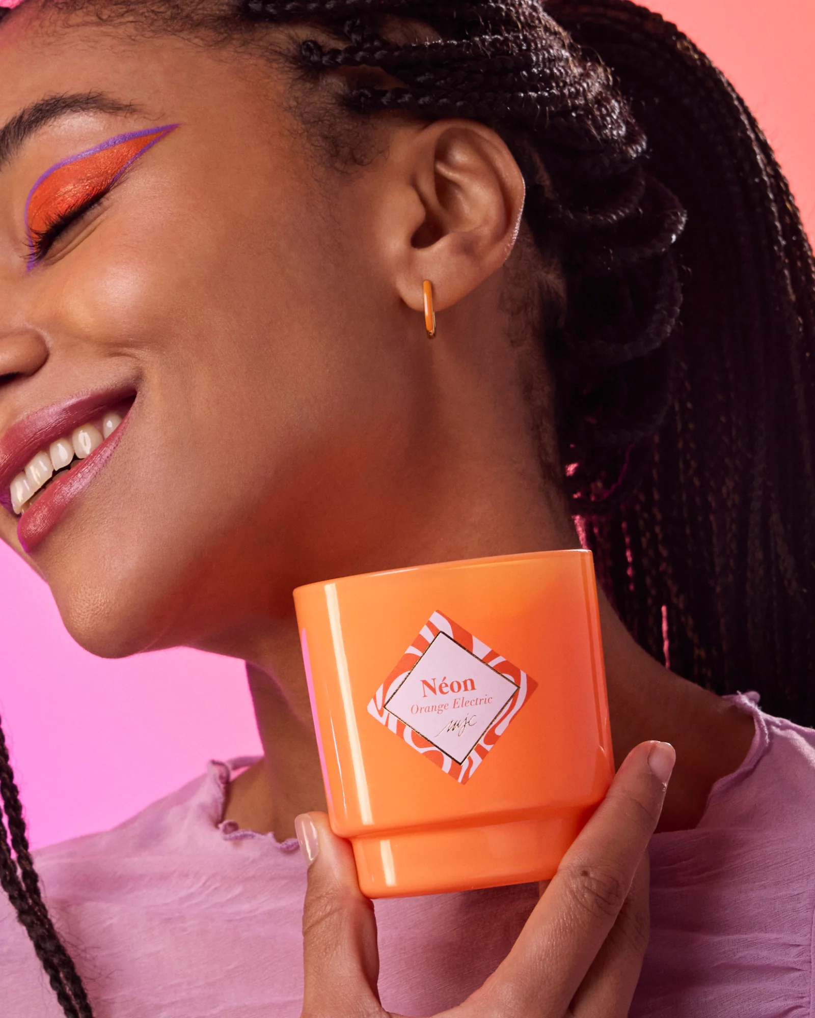 Bougie bijou Orange Electric - Image 4