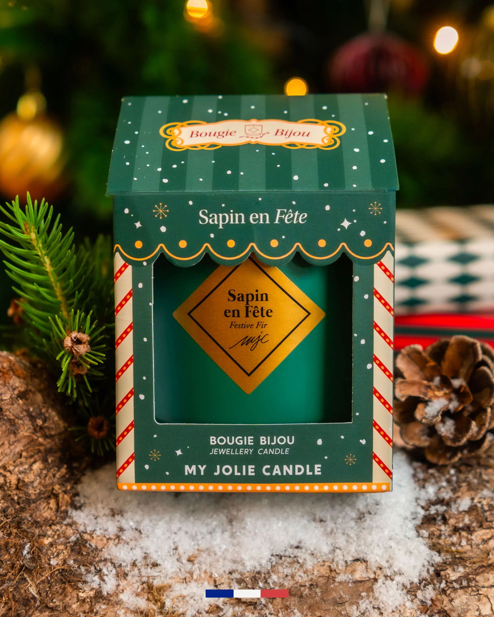 Bougie bijou bracelet Sapin en Fête - Image 7