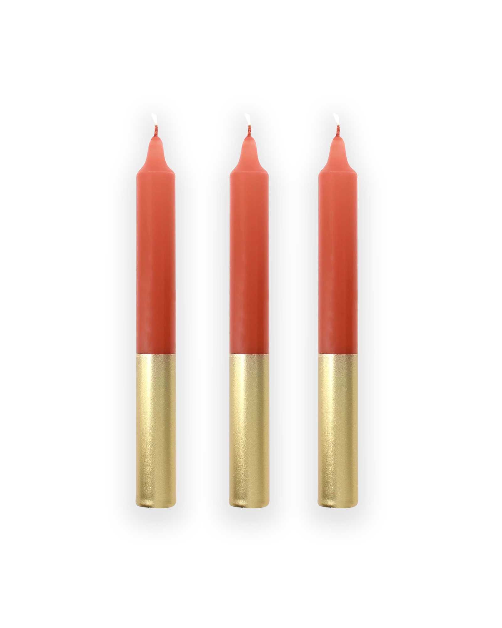 Bougies Bicolores - Terracotta & Or - Image 4