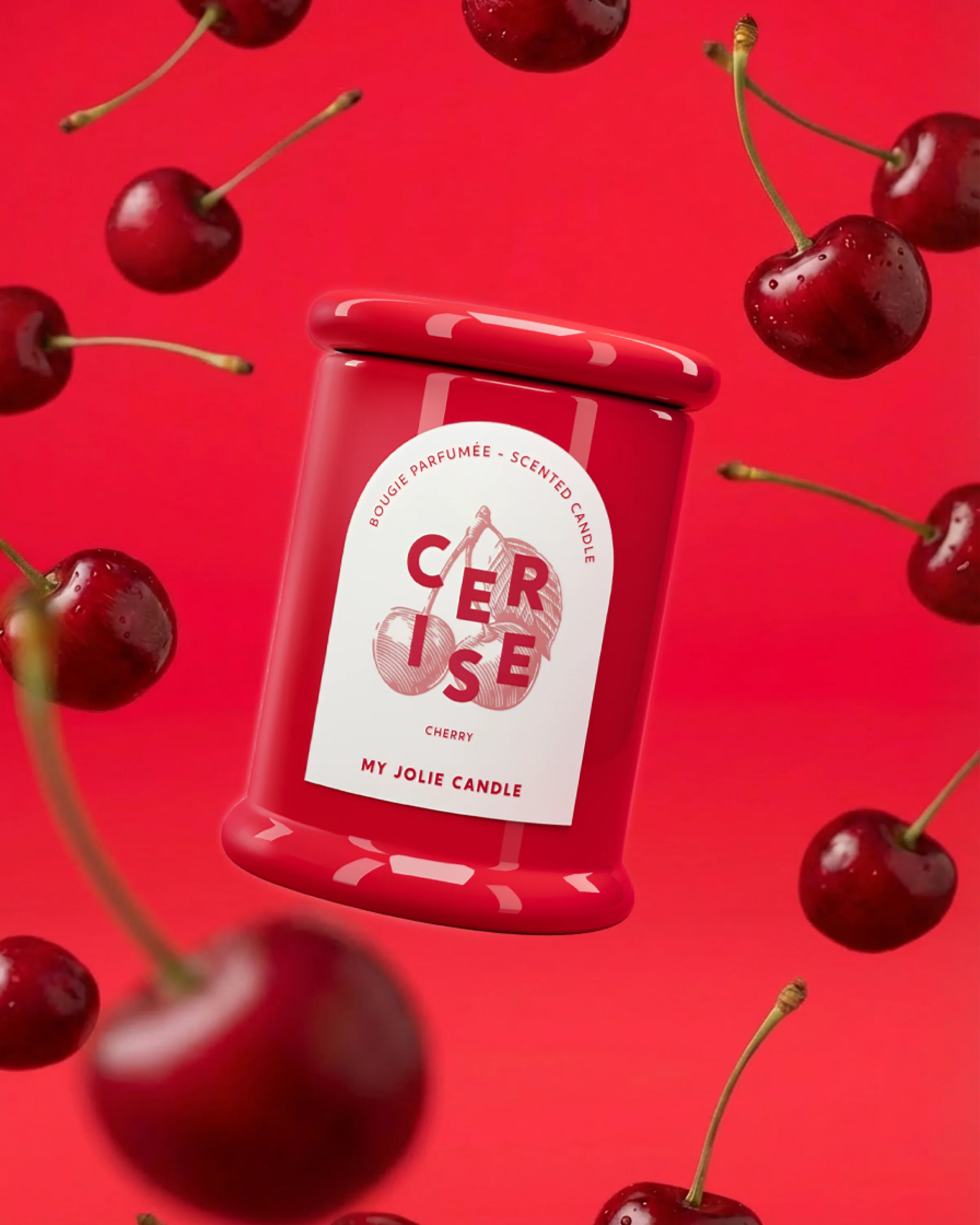 Bougie parfumée Cerise - Image 5