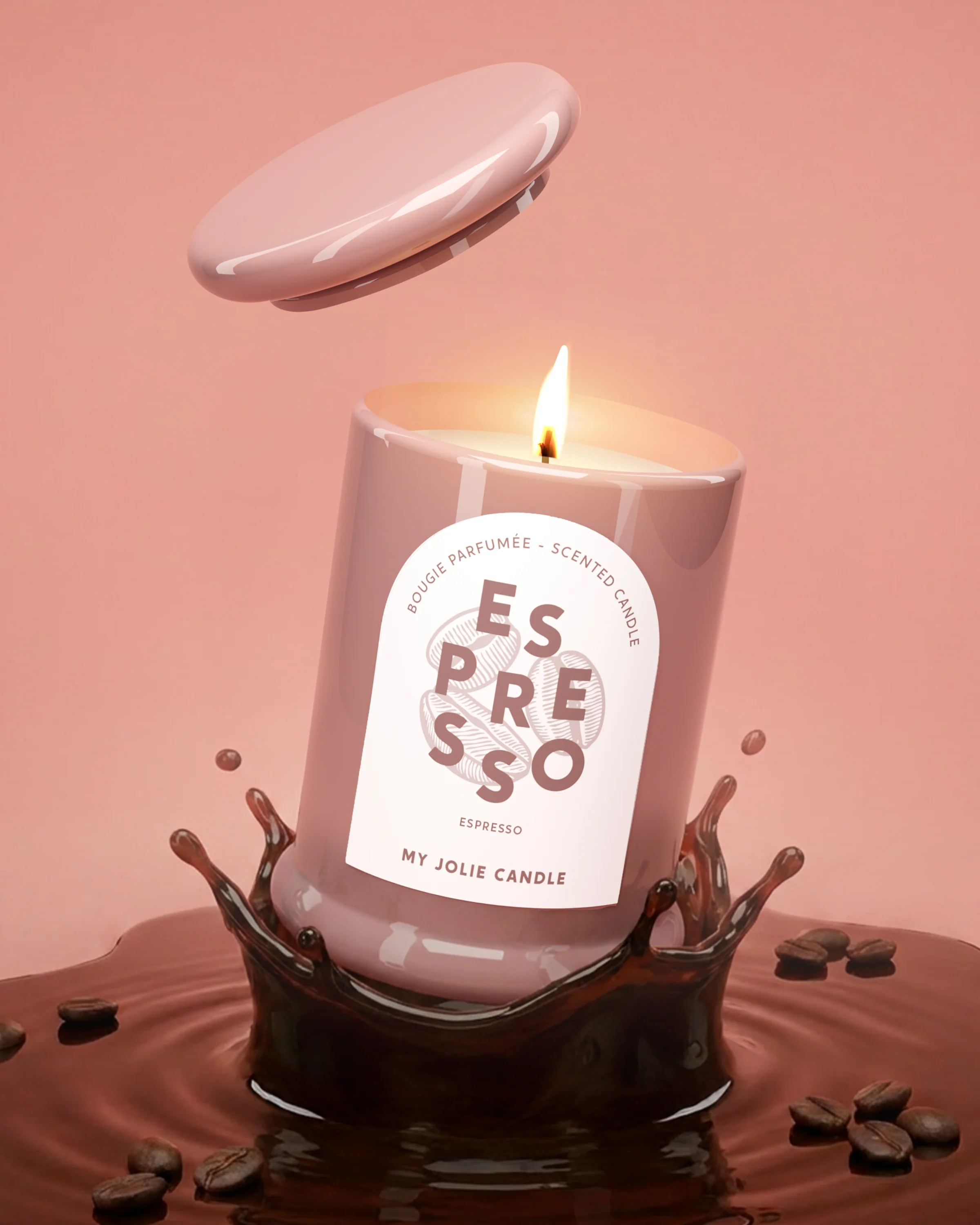 Bougie parfumée Espresso - Image 3