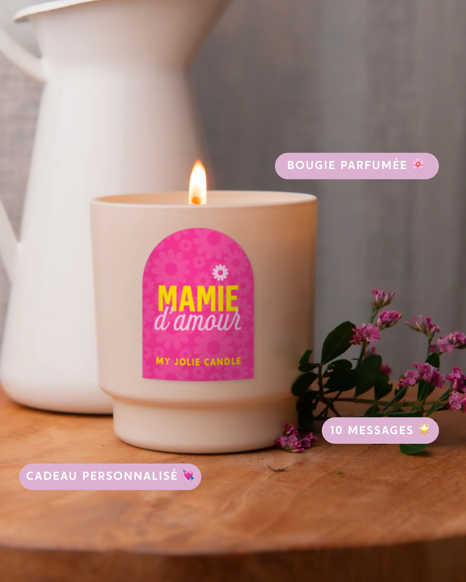 Bougie parfumée "Mamie d'amour" - Image 3