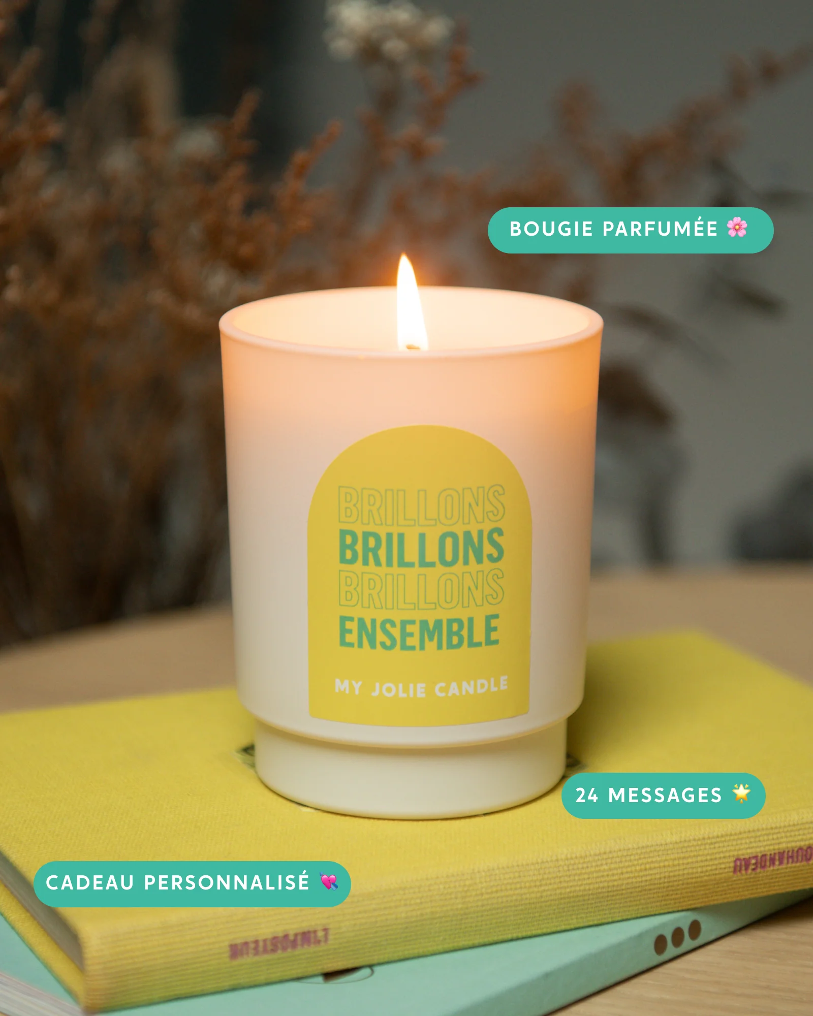 Bougie parfumée - Brillons ensemble - Image 2