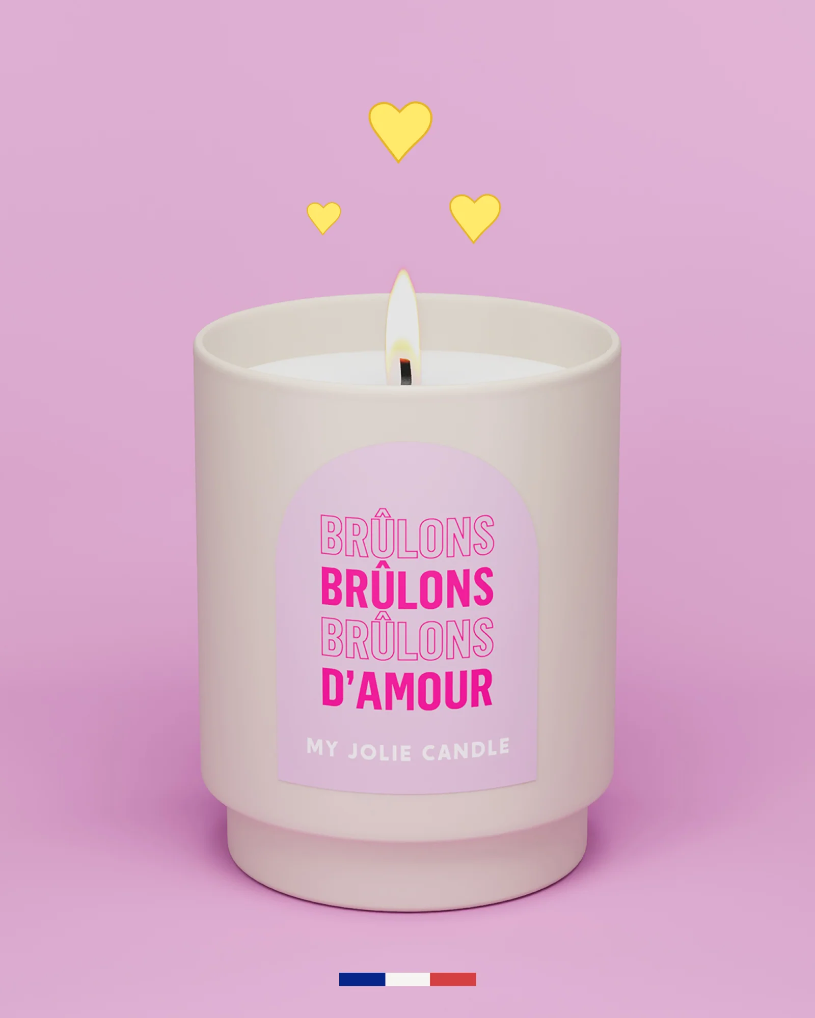 Bougie parfumée - Brûlons d'amour - Image 4