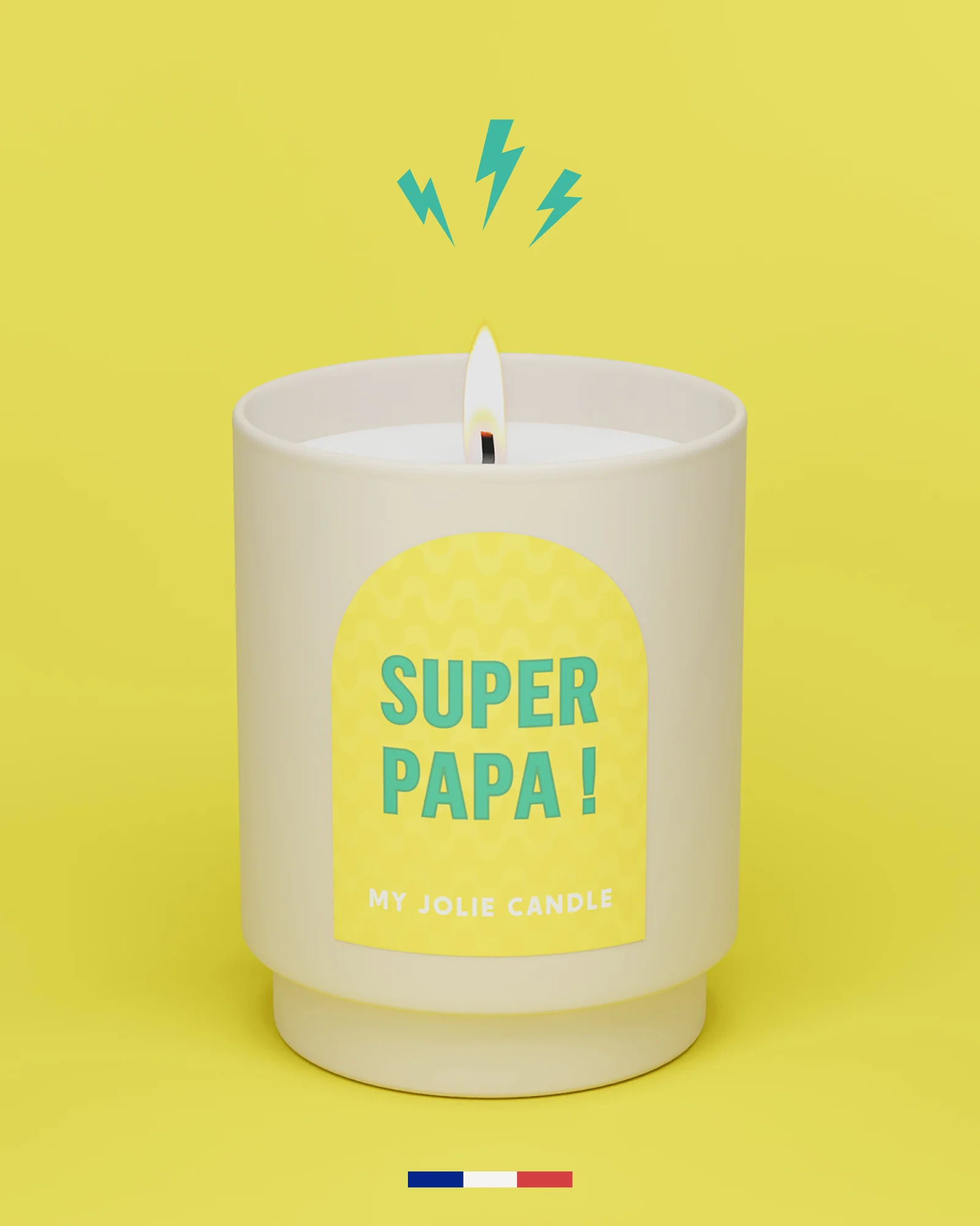 Bougie parfumée - Super Papa ! - Image 4