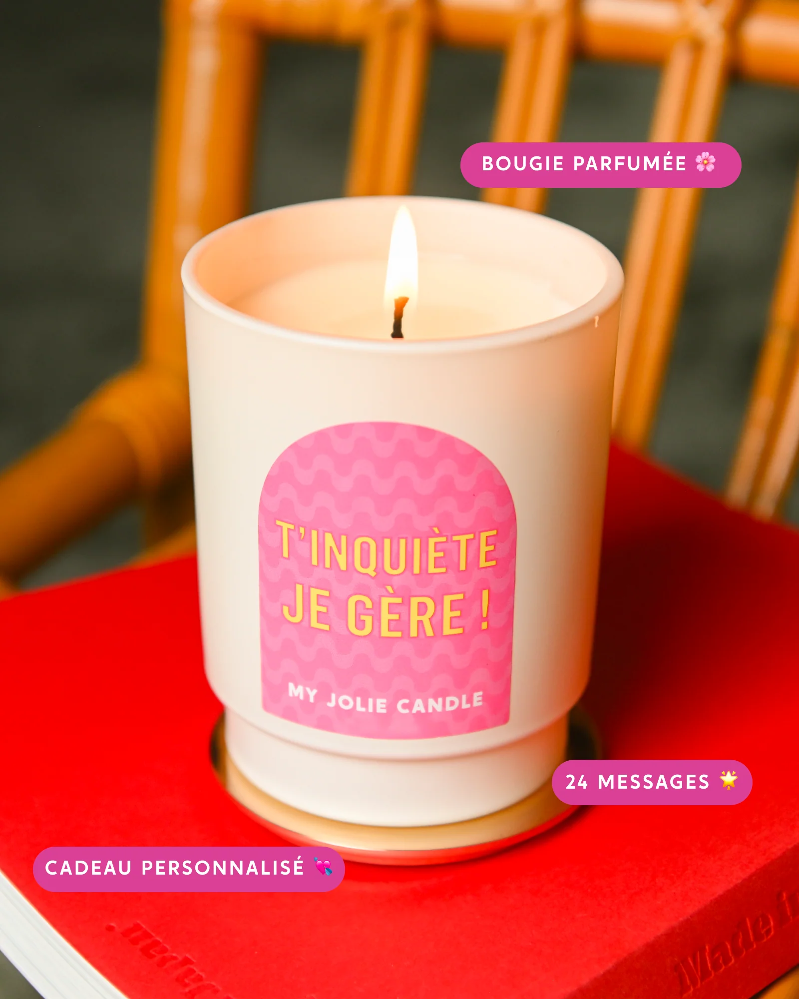 Bougie parfumée - T'inquiète je gère ! - Image 2