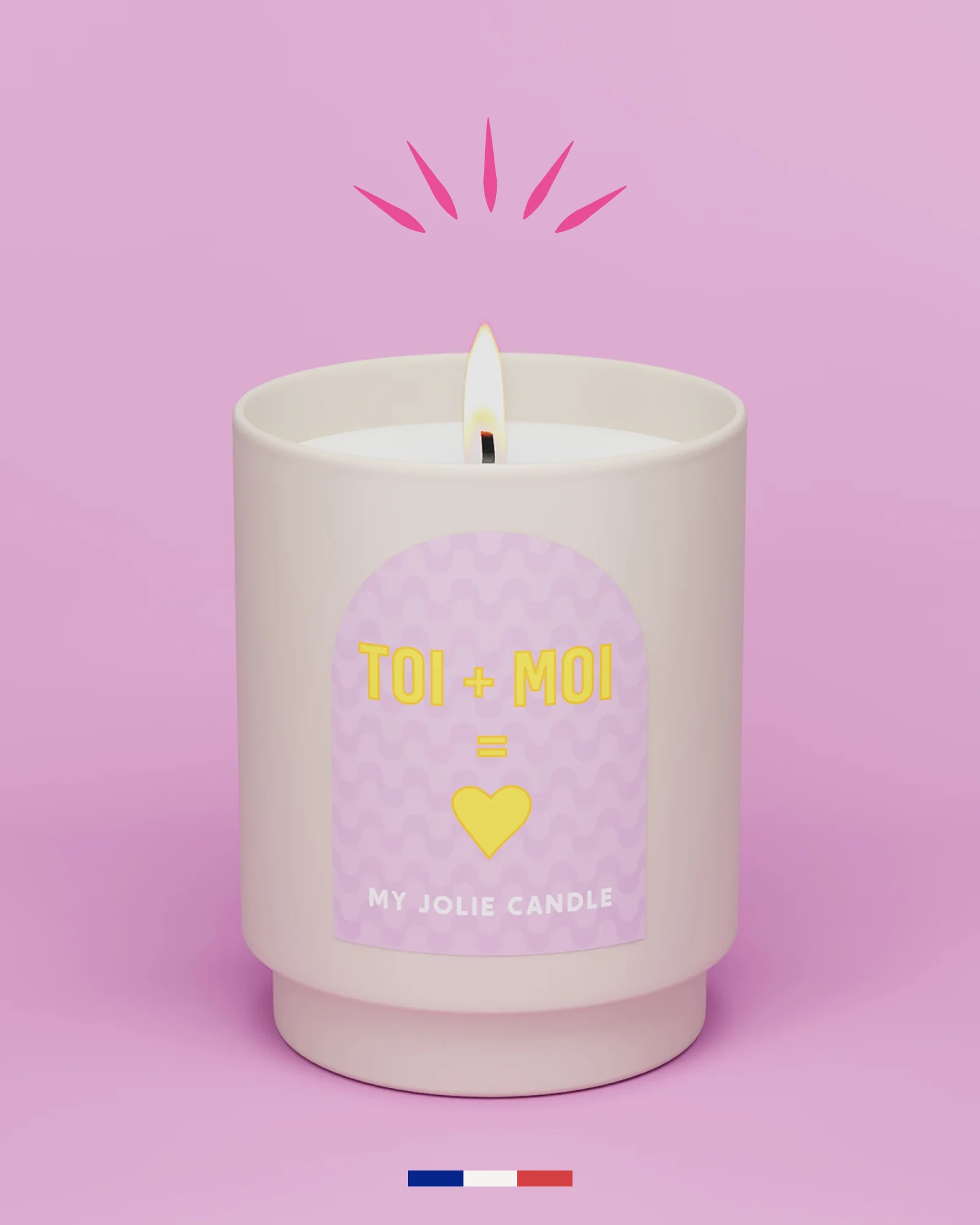 Bougie parfumée - Toi + moi = coeur - Image 4