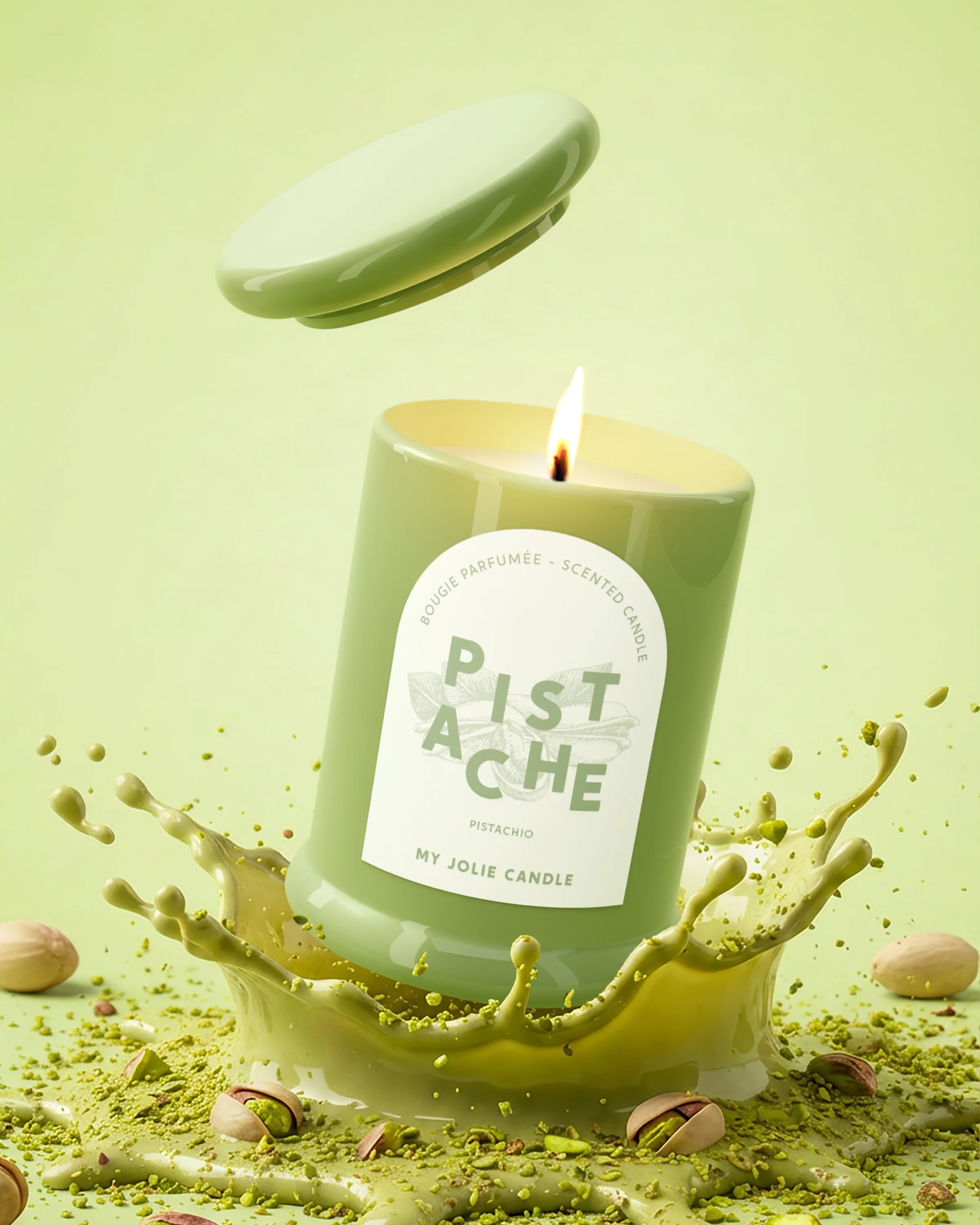 Bougie parfumée Pistache - Image 3