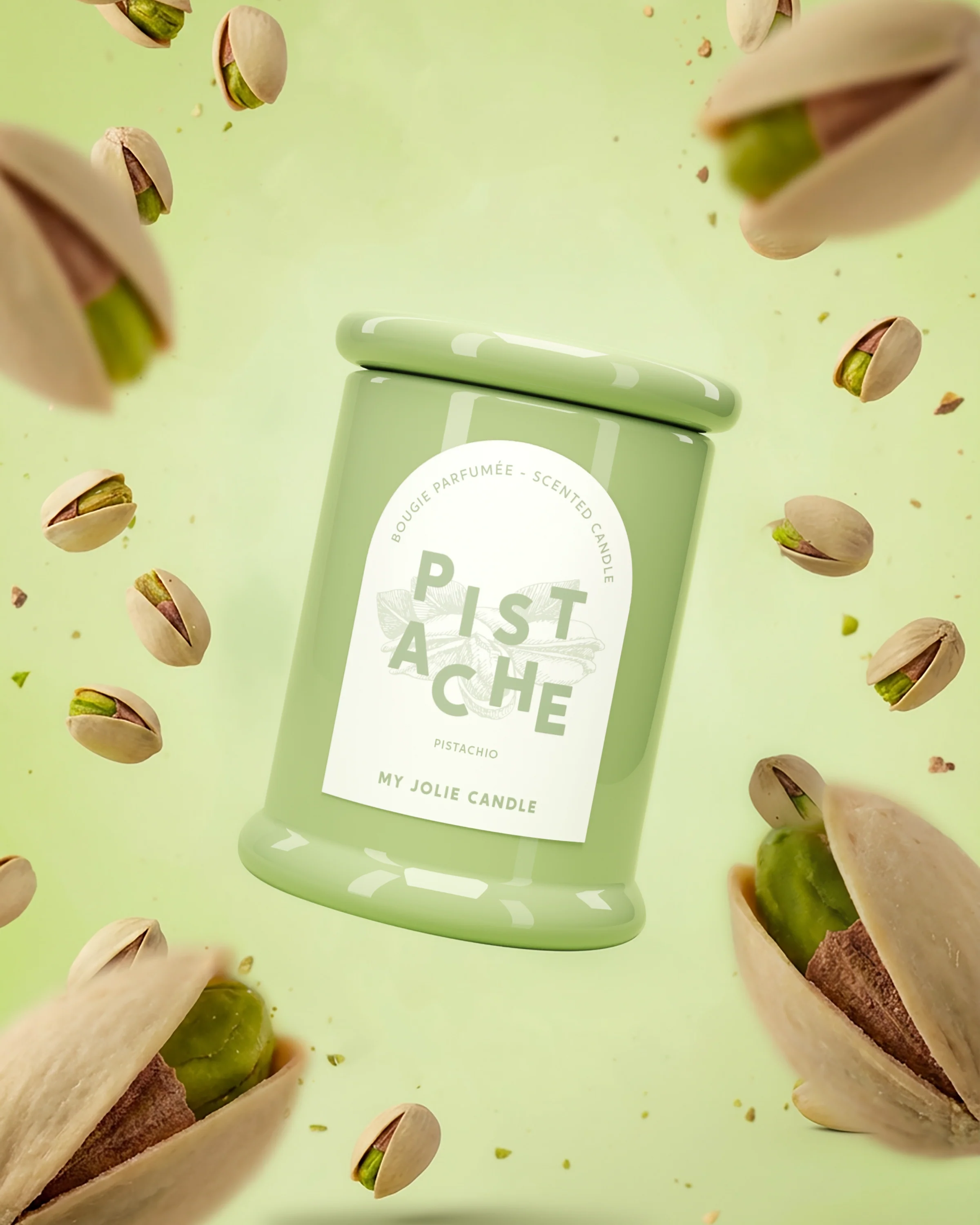 Bougie parfumée Pistache - Image 5