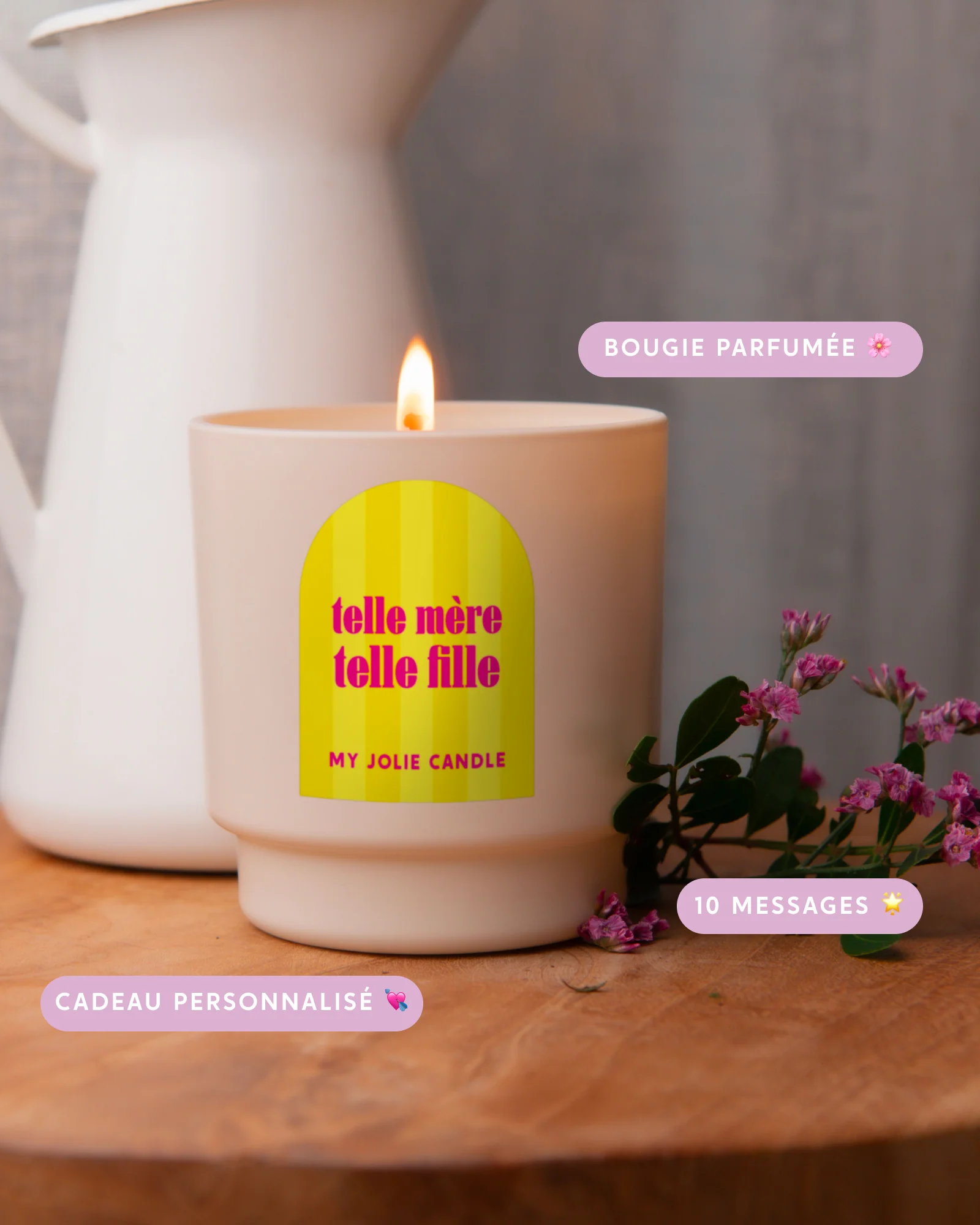 Bougie parfumée "Telle mère, telle fille" - Image 3