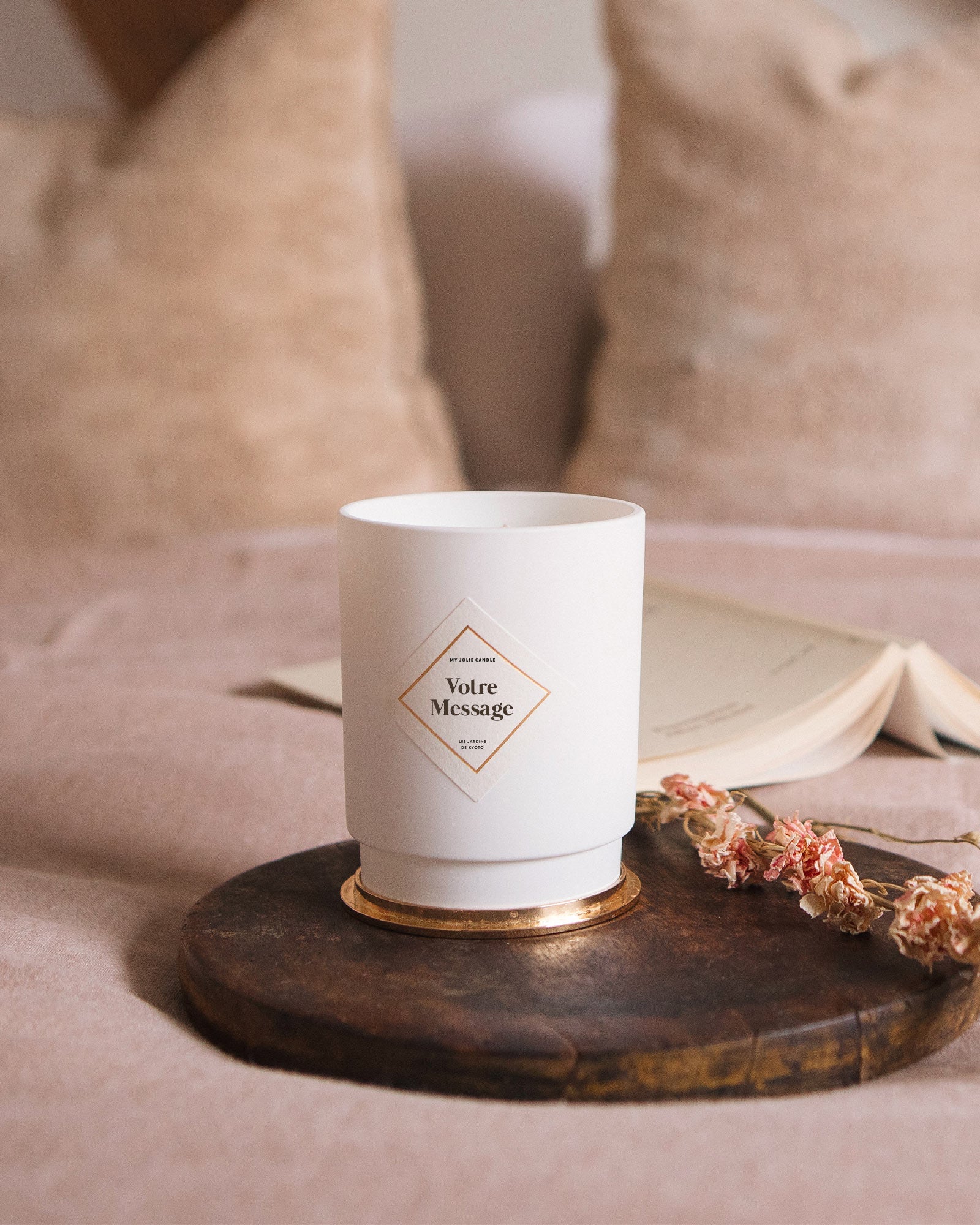 Bougie Personnalisée - Fleur de thé - Image 13