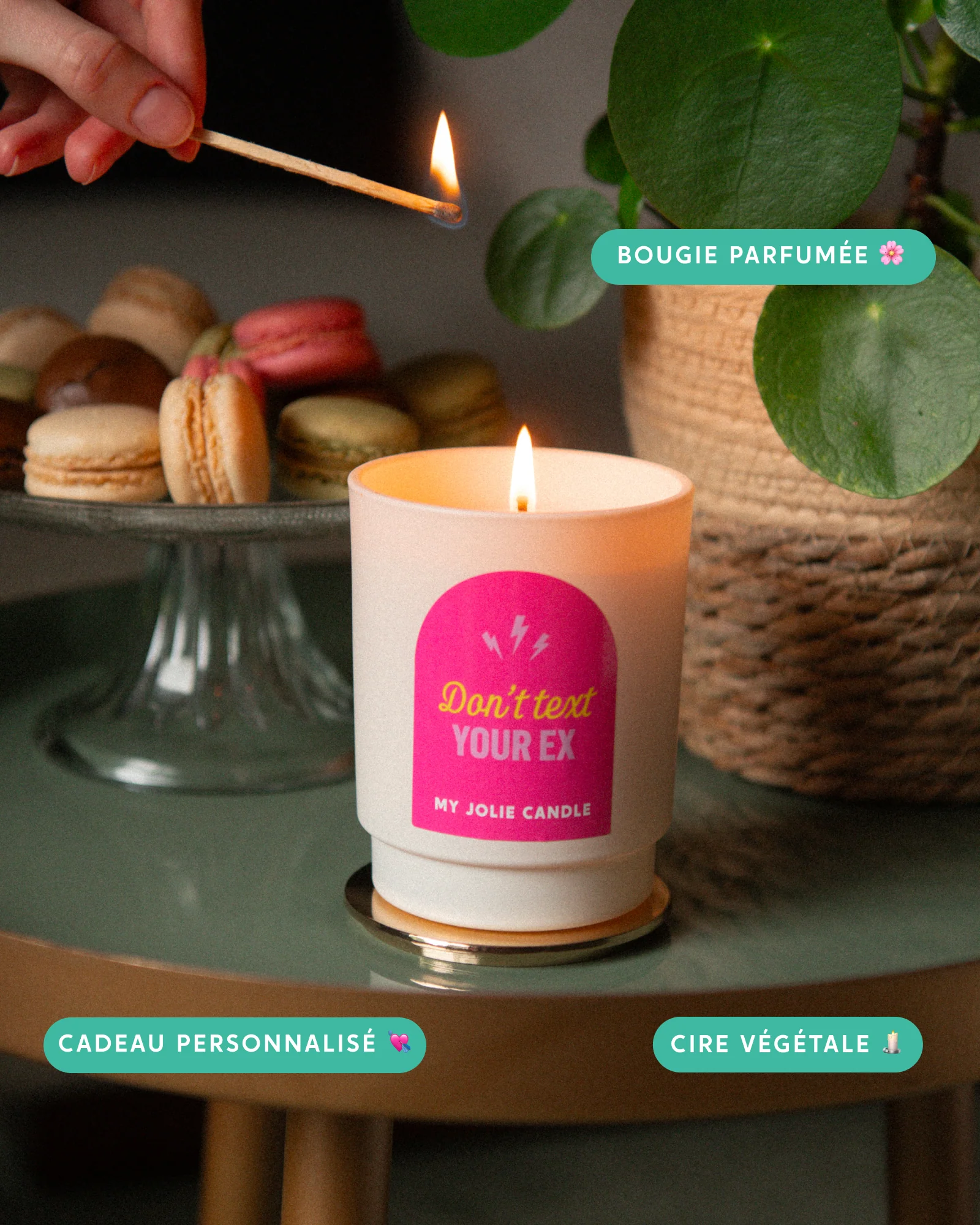 Bougie parfumée à messages - Image 9