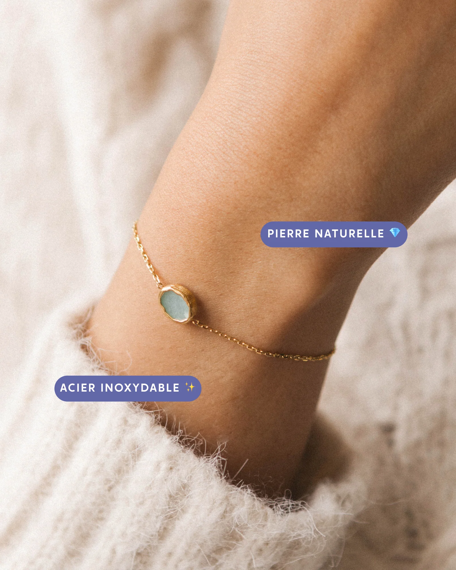 Bracelet Amazonite - Image 2