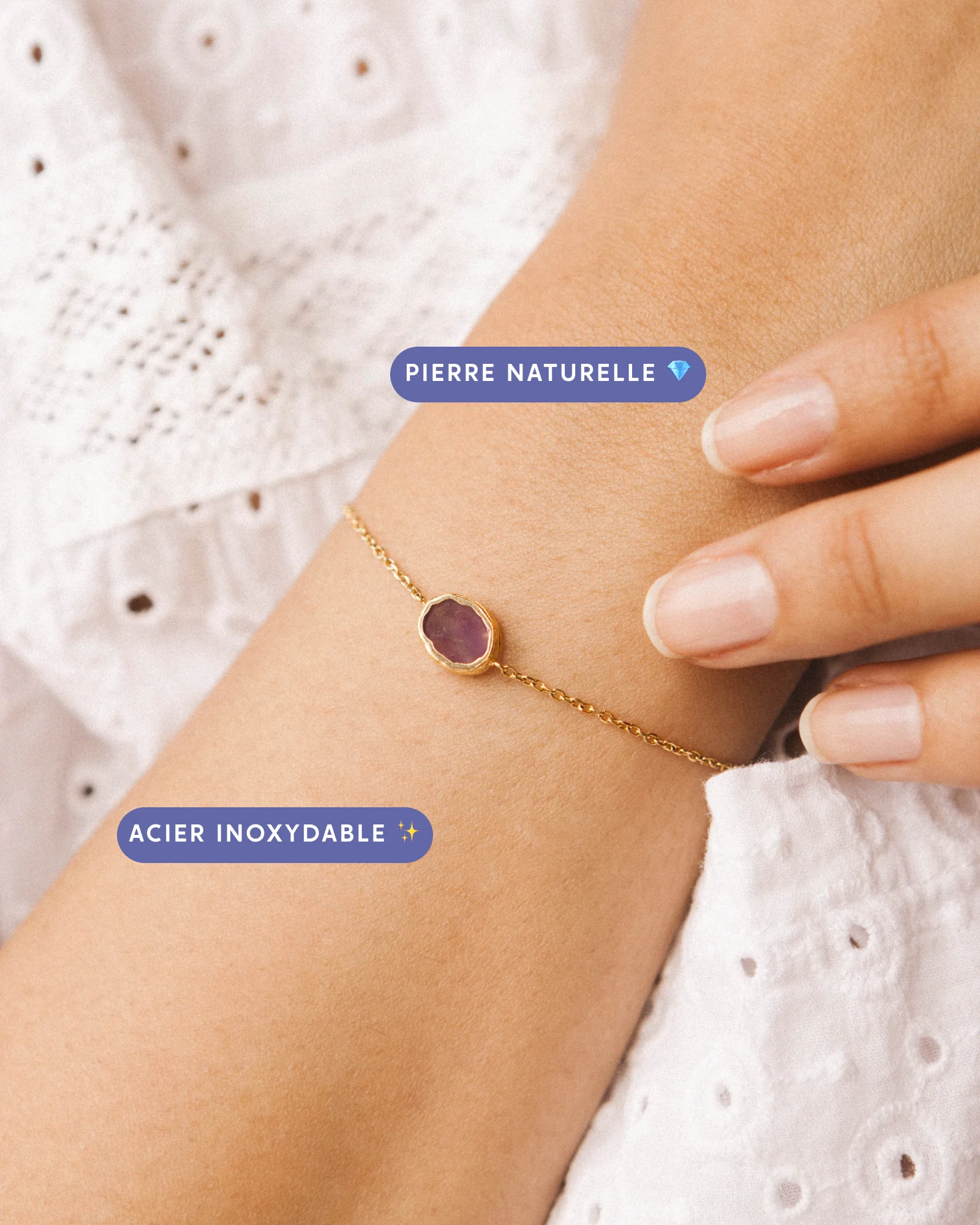 Bracelet Améthyste - Image 2