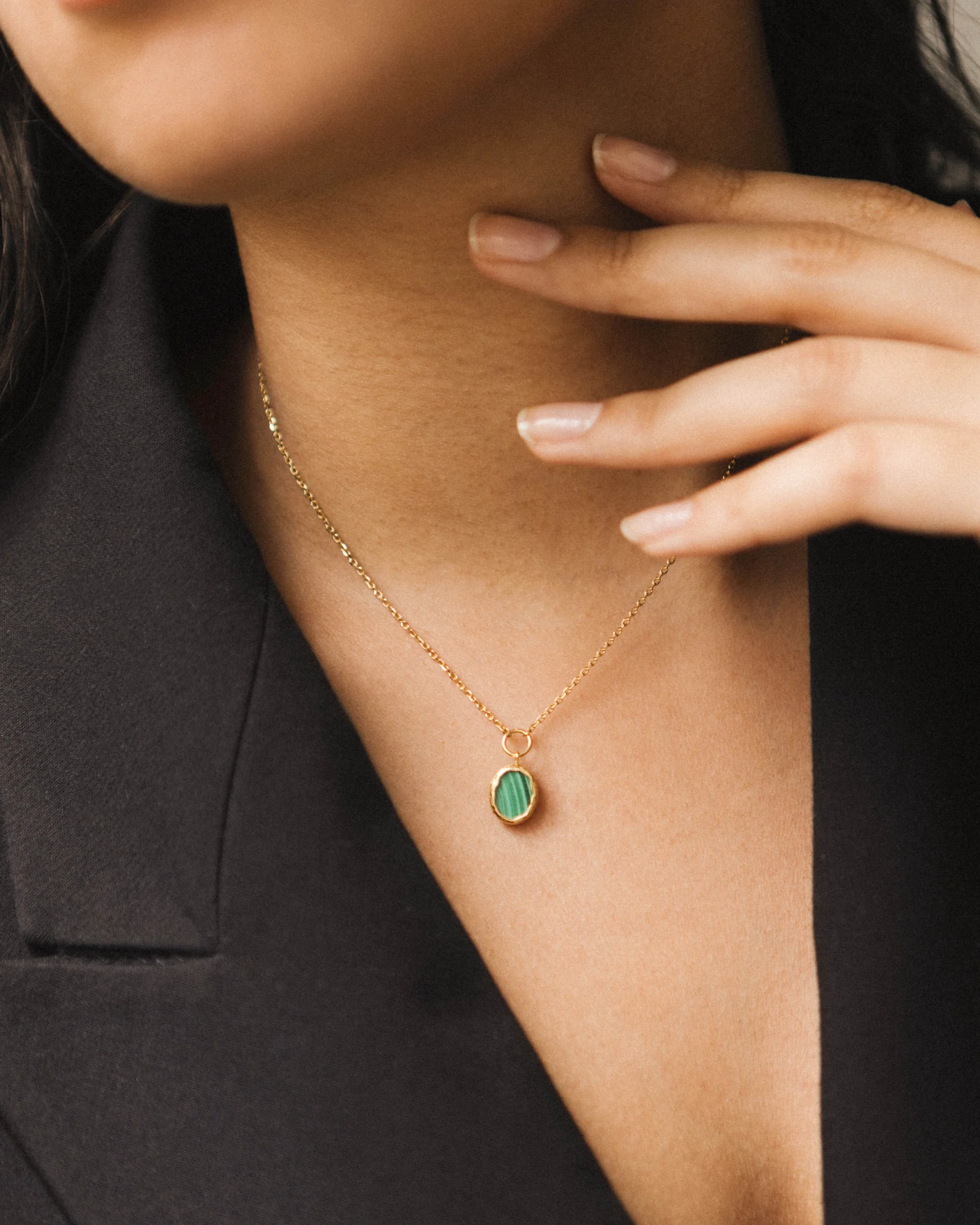 Collier Malachite