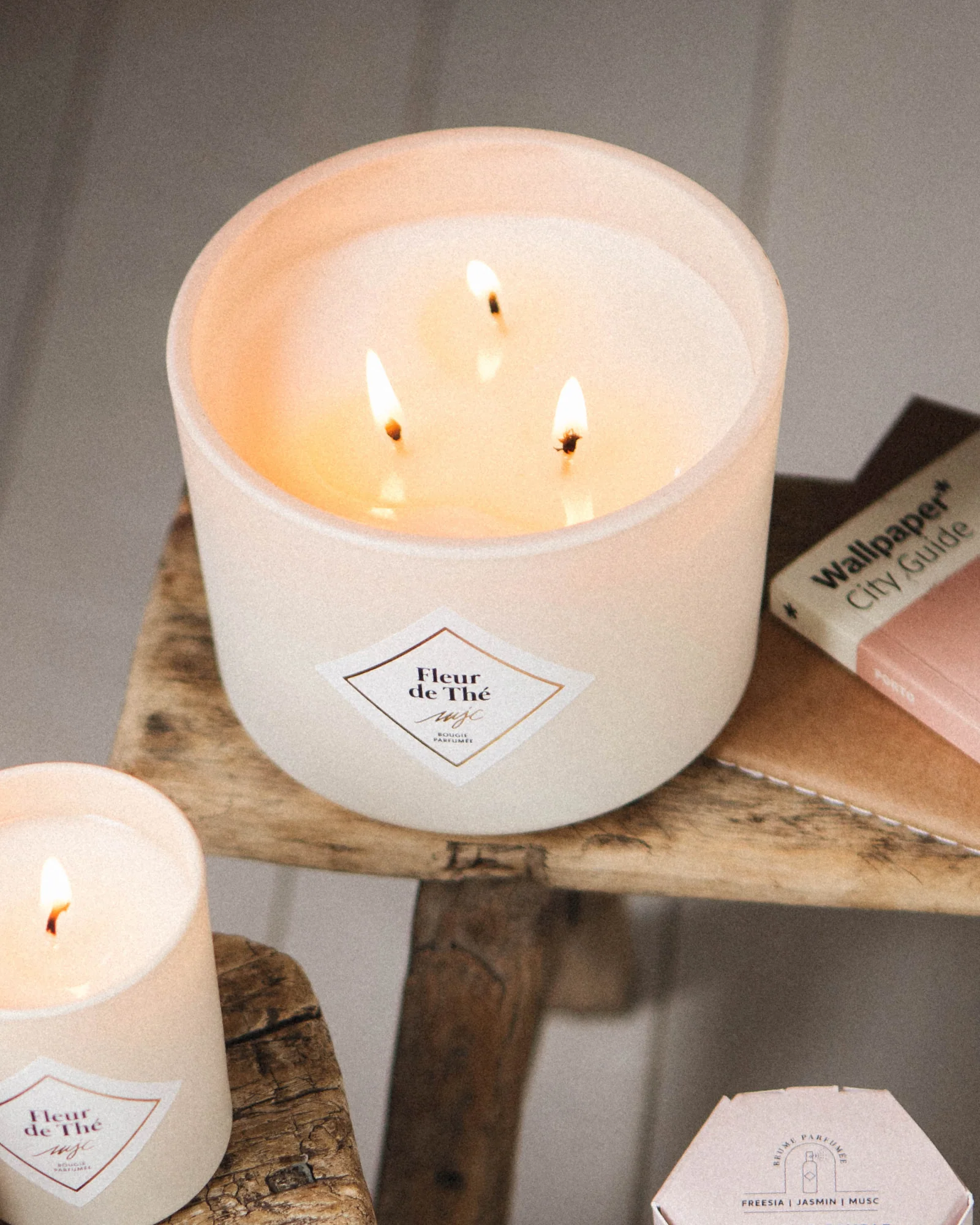 Grande bougie Fleur de Thé - Image 3