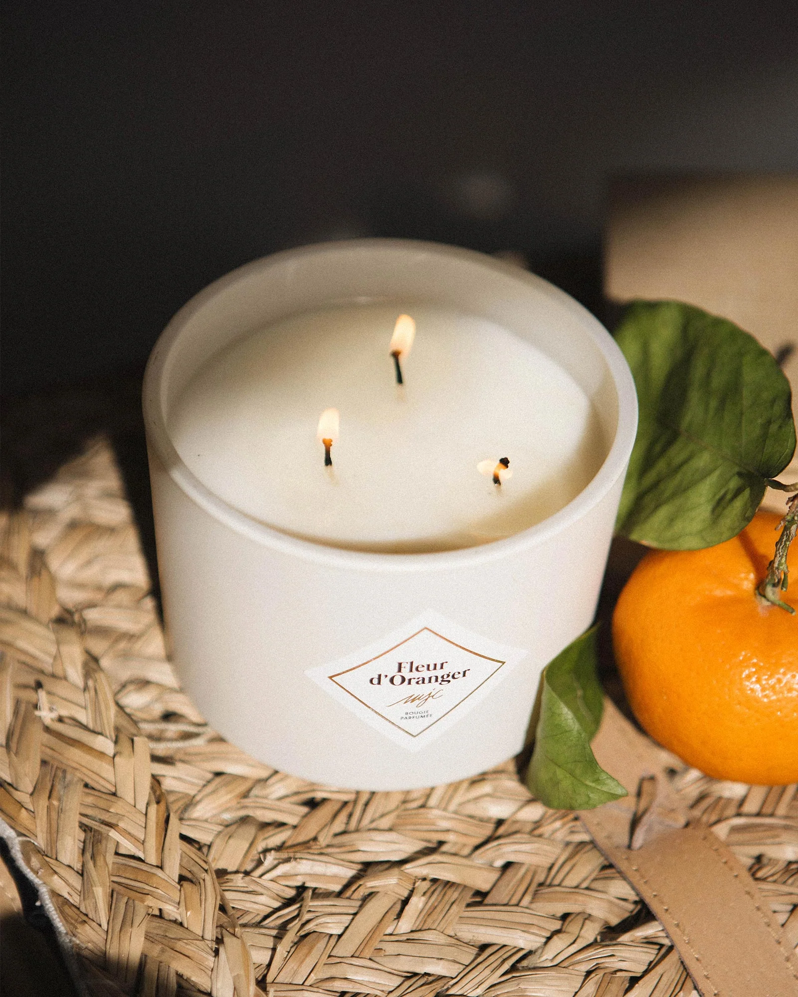 Grande bougie Fleur d'Oranger - Image 2