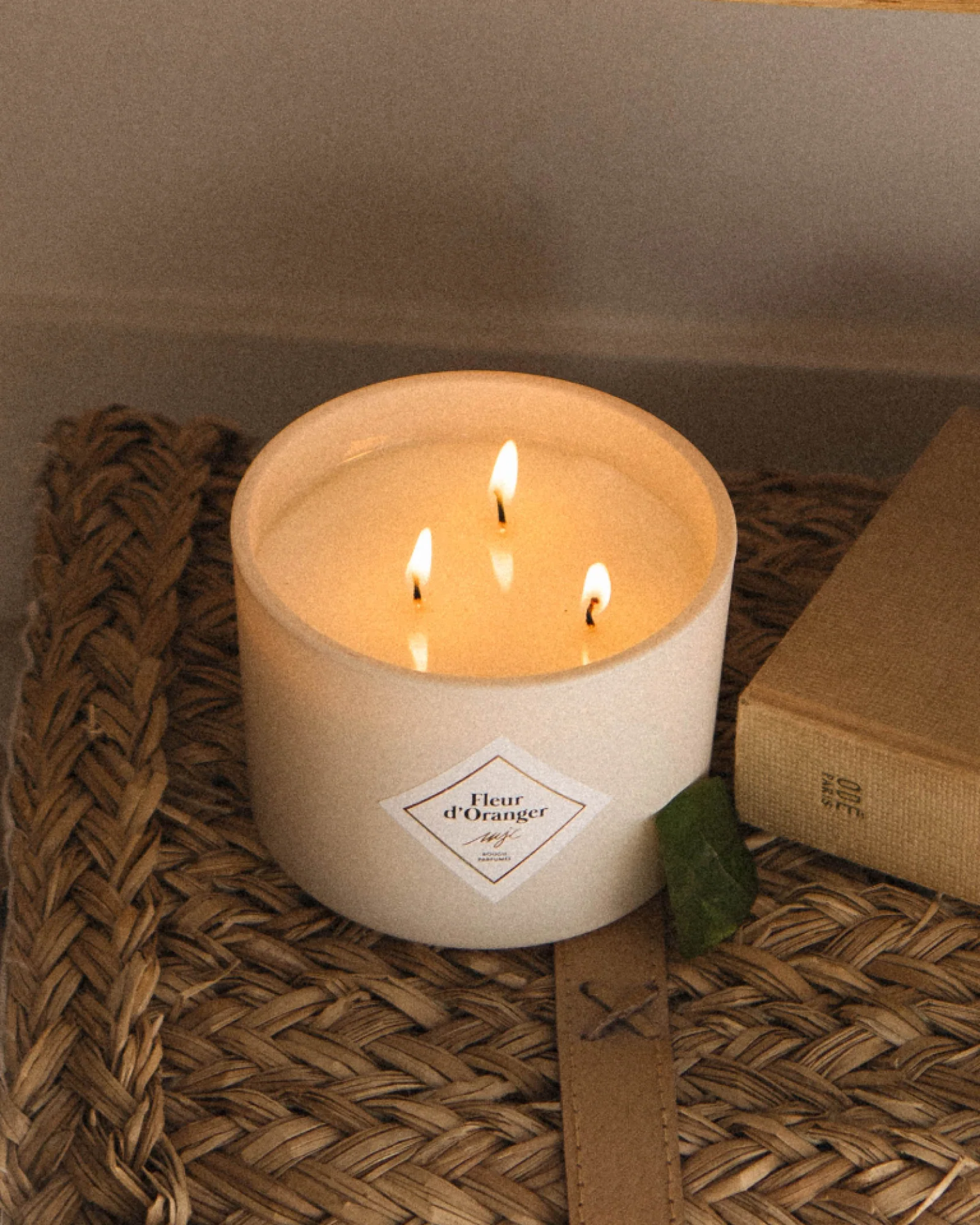 Grande bougie Fleur d'Oranger - Image 3