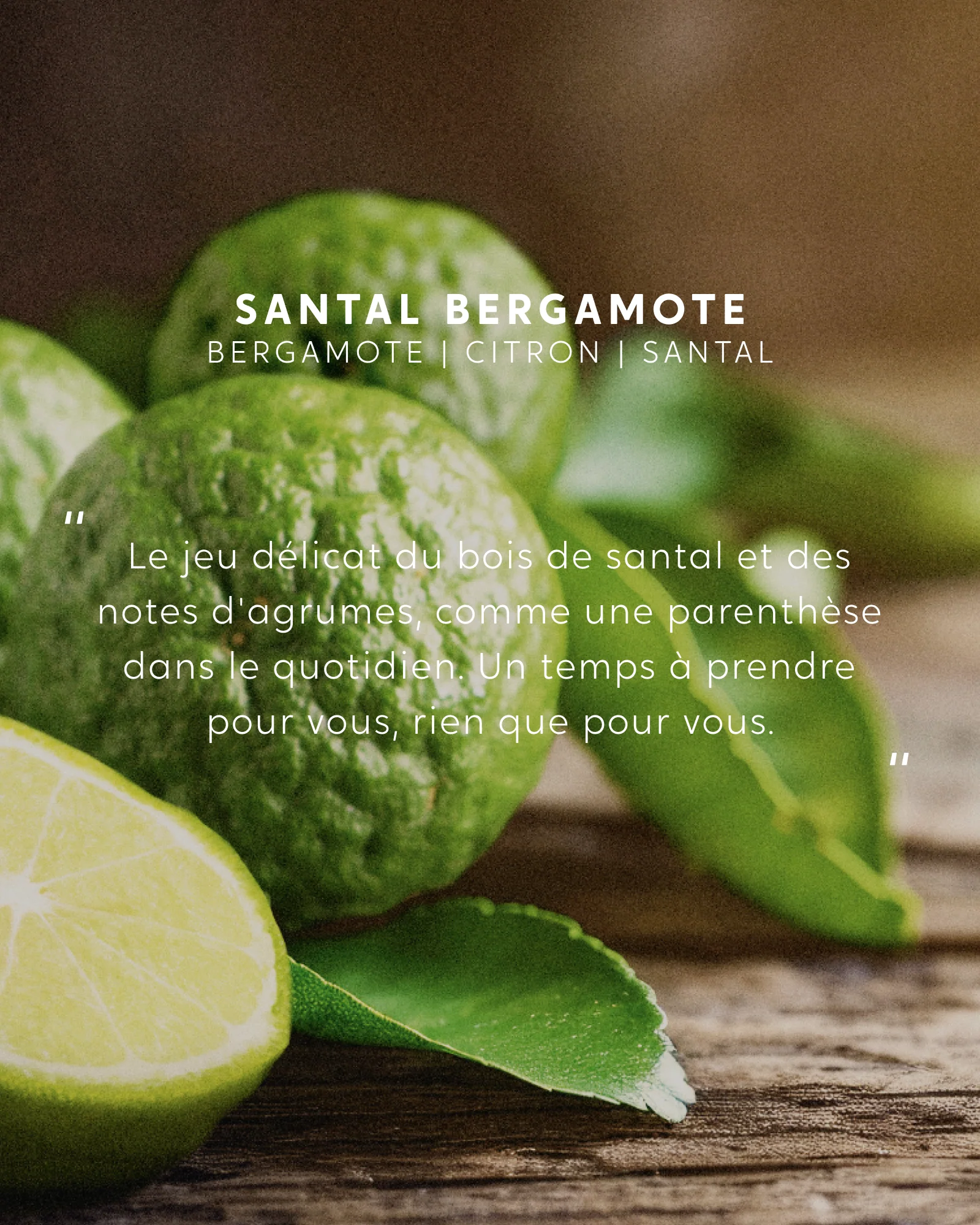 Grande bougie Santal Bergamote - Image 4