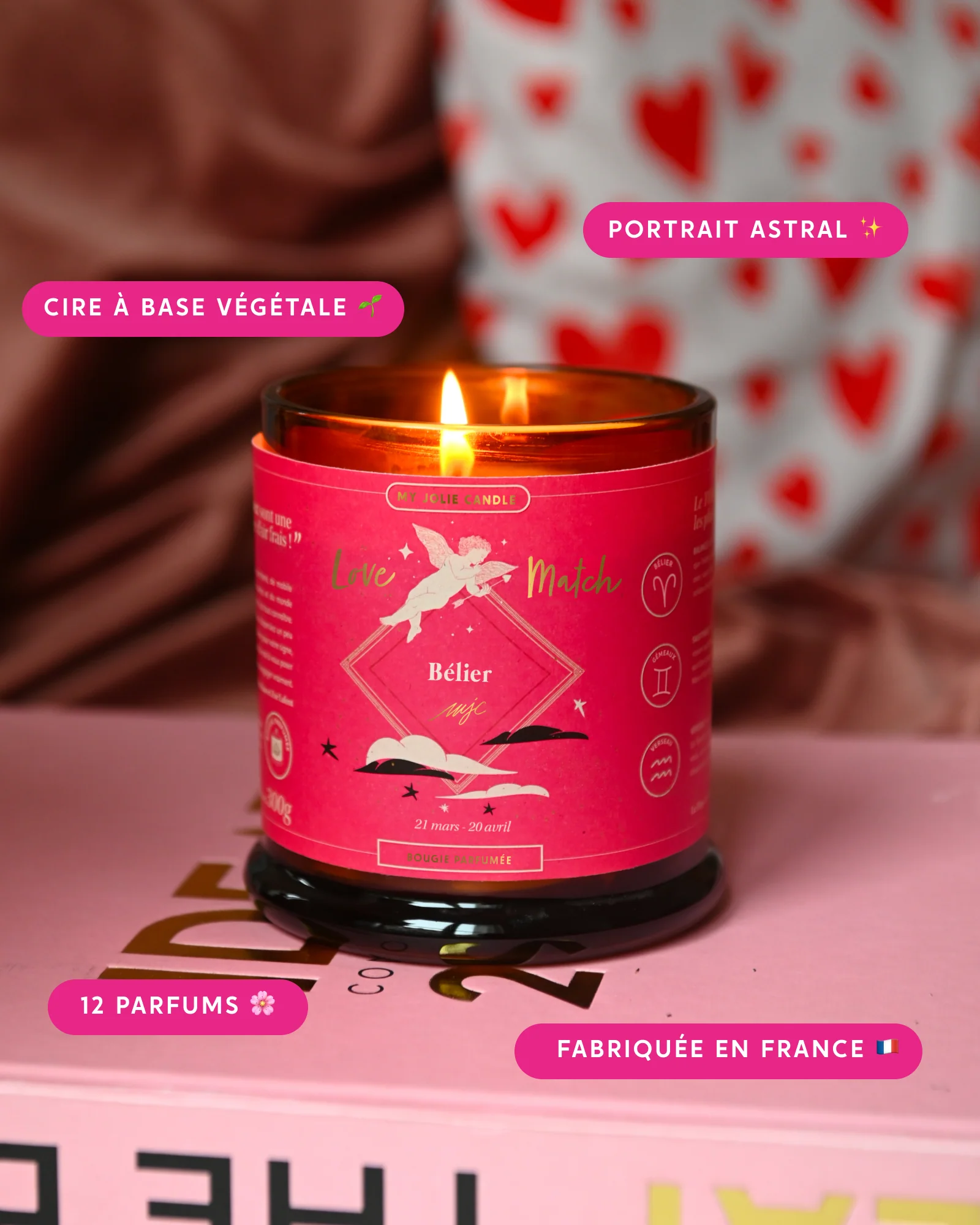 La Bougie Astrale Love Match Bélier - Image 2