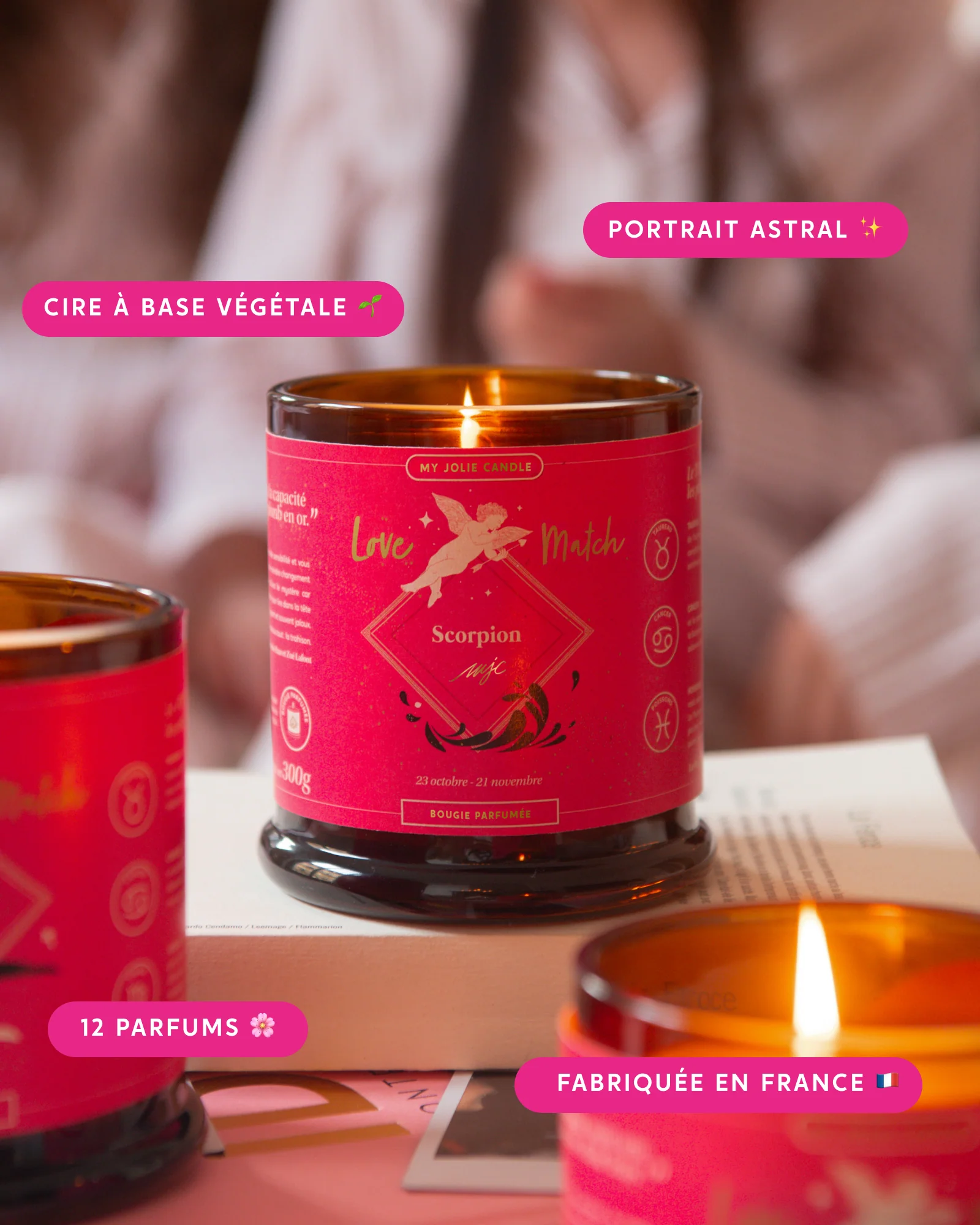 La Bougie Astrale Love Match Scorpion - Image 2