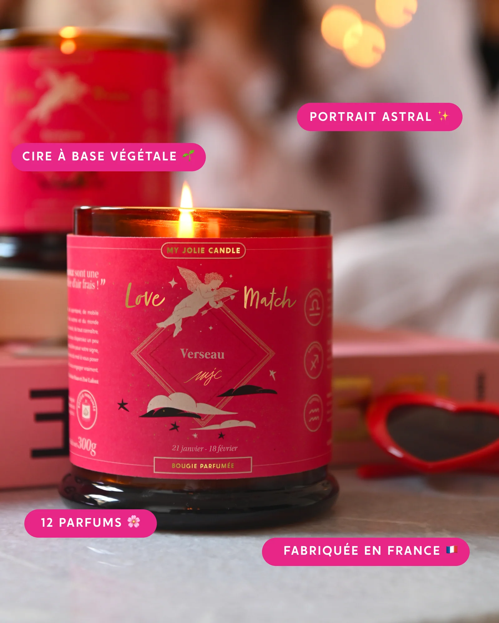 La Bougie Astrale Love Match Verseau - Image 2