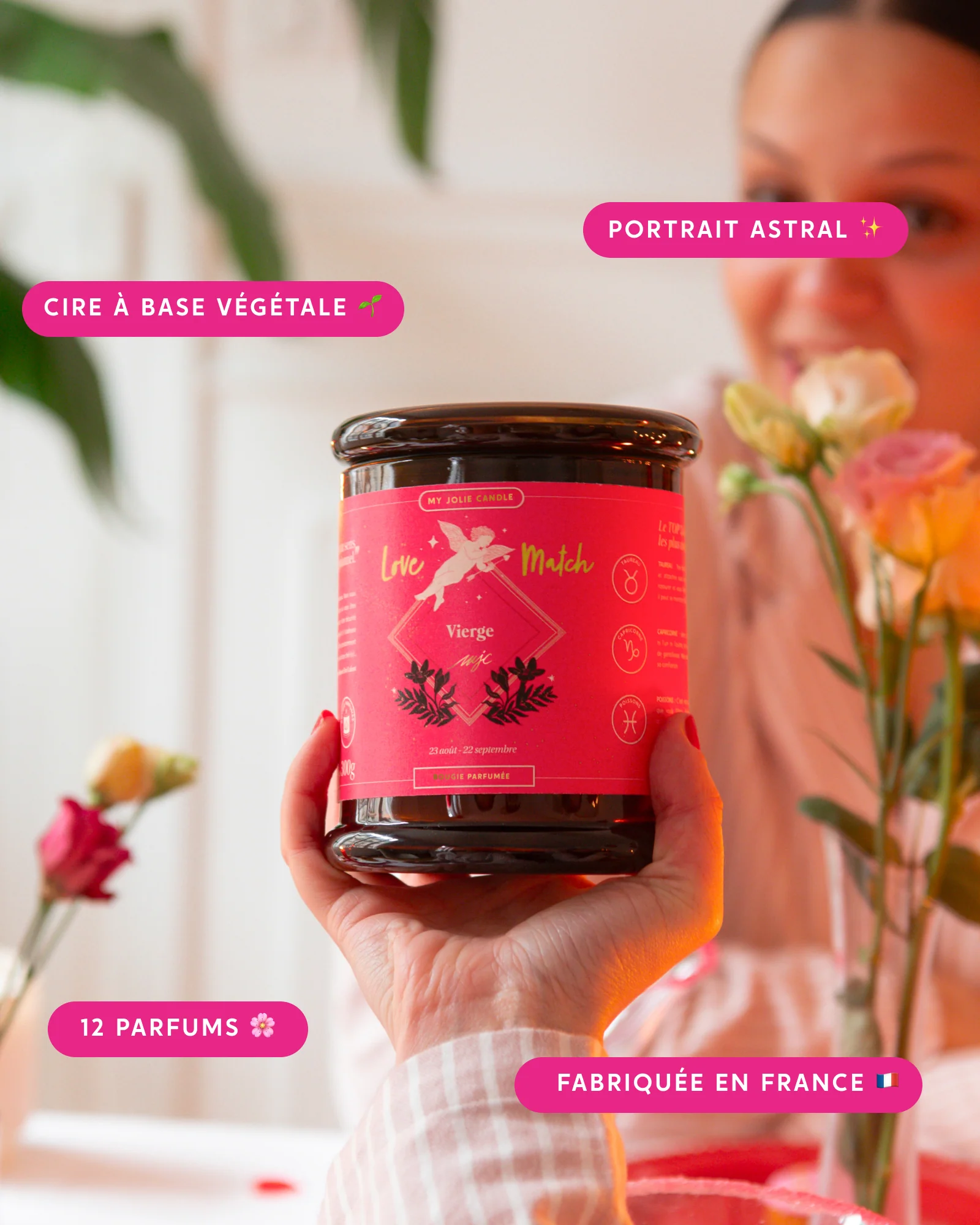 La Bougie Astrale Love Match Vierge - Image 2