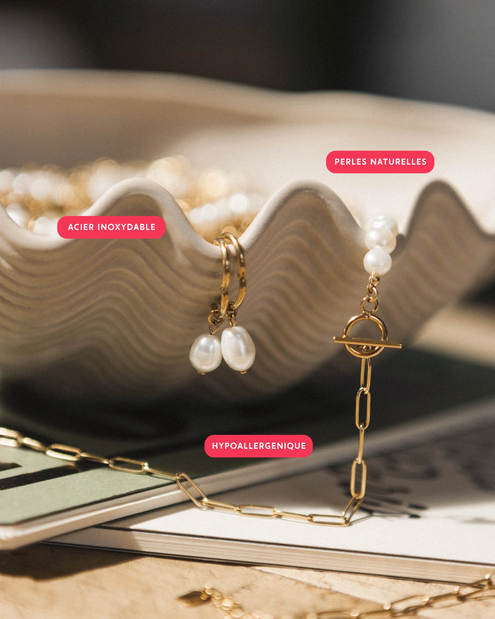 Boucles d'oreilles La Perle Rare - Image 2