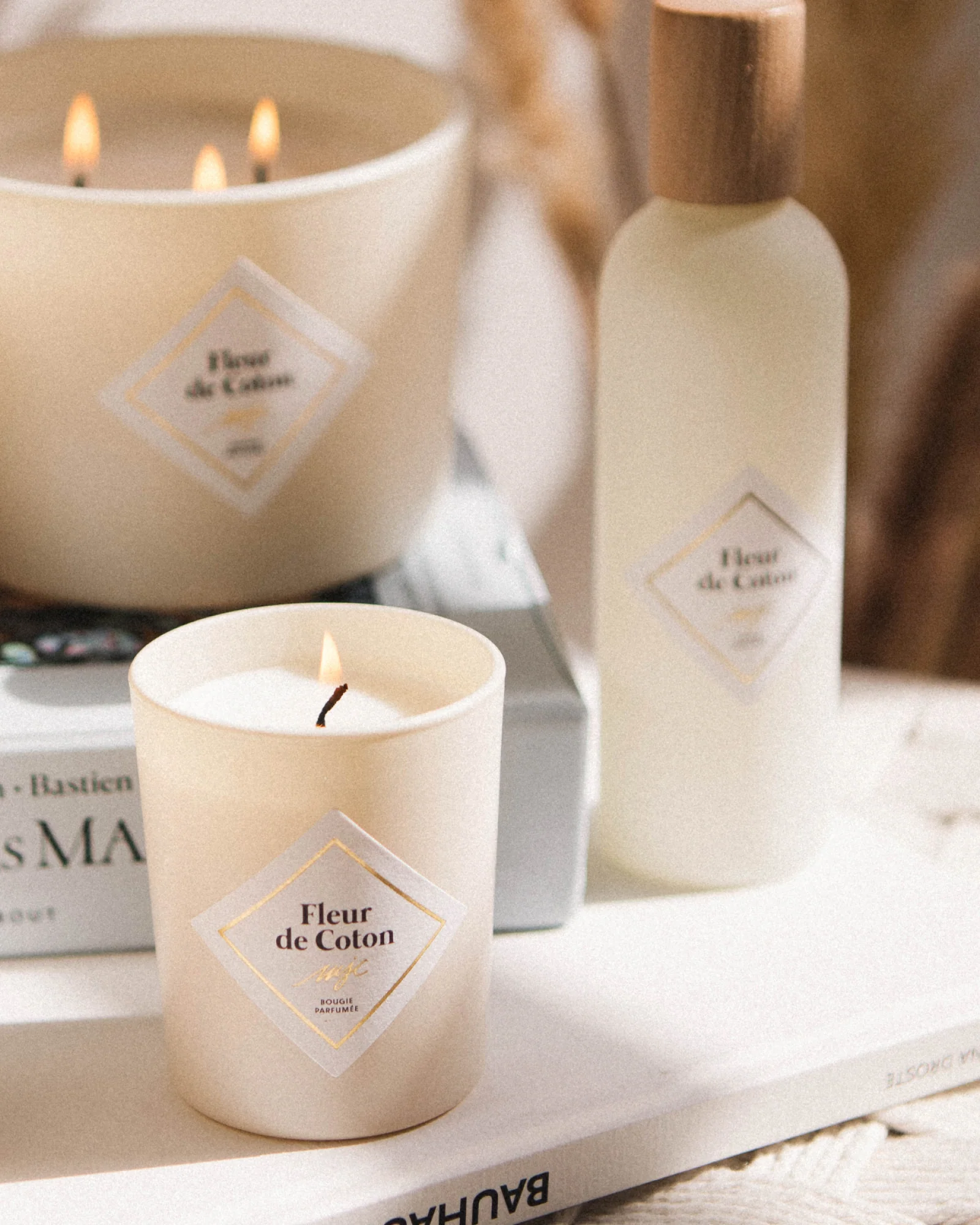 Petite bougie Fleur de Coton - Image 3
