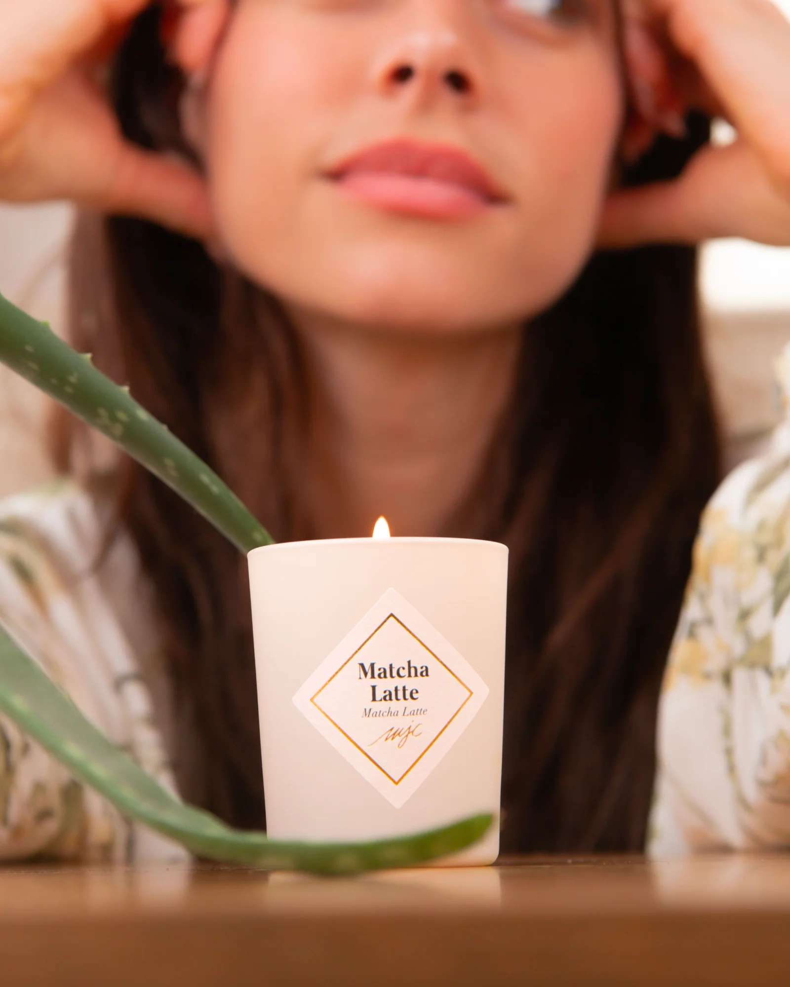 Petite bougie Matcha Latte - Image 3