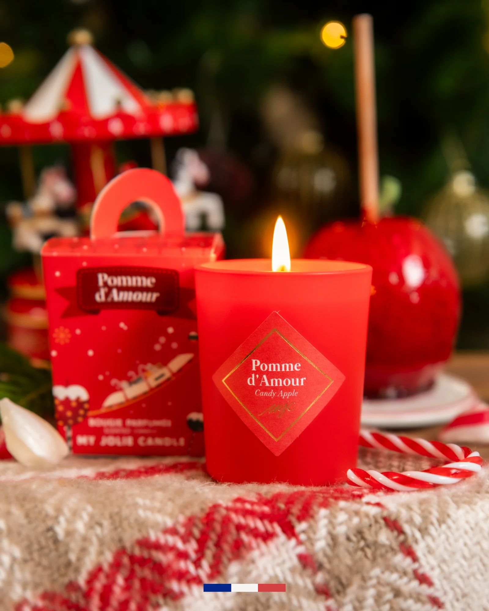 Petite bougie Pomme d'Amour - Image 3