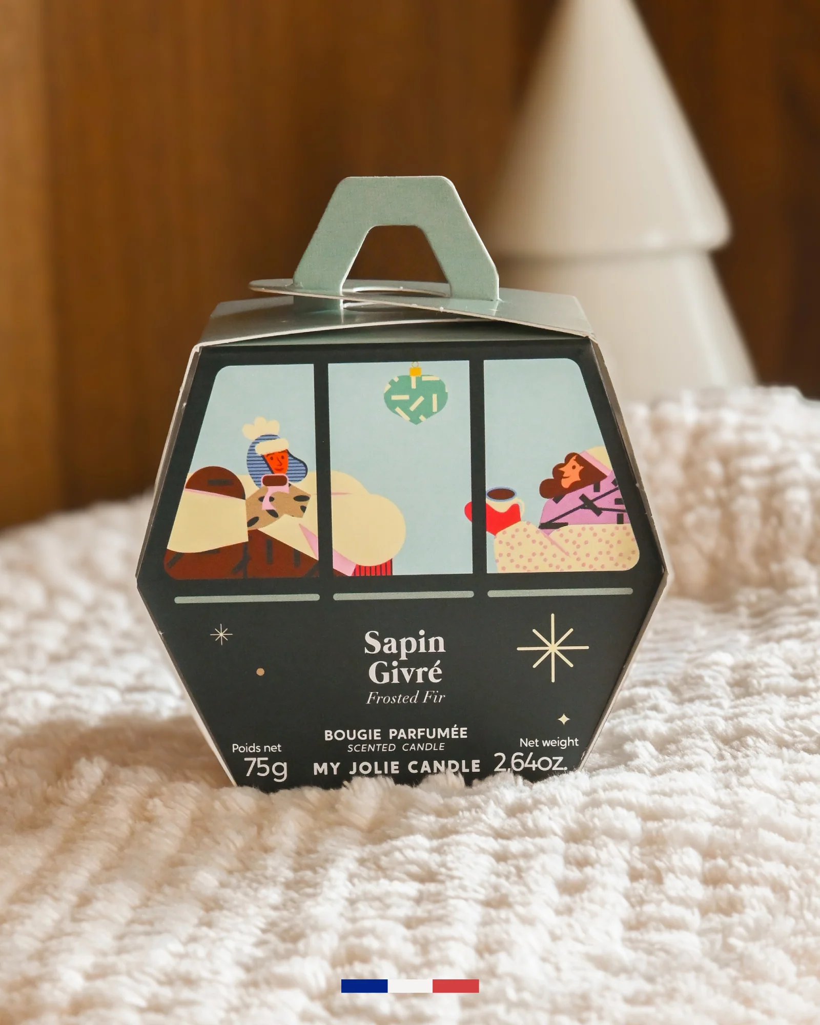 Petite bougie Sapin Givré - Image 6